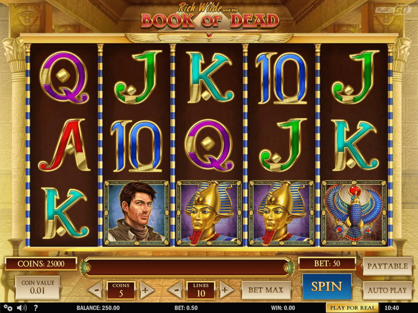 10 Spins percuma di Bet di Kasino Home
